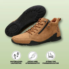 Lade das Bild in den Galerie-Viewer, FussFit - ergonomische, schmerzlindernde, rutschfeste Leder-Barfußschuhe