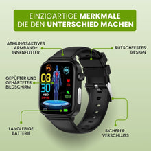 Lade das Bild in den Galerie-Viewer, GlucoCare SOS – Smartwatch zur Unterstützung bei Schmerzen mit SOS &amp; Sturzerkennung (2026)
