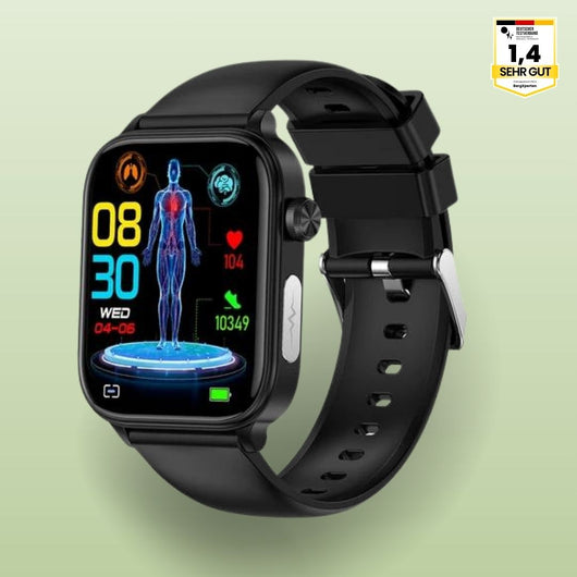 GlucoCare SOS – Smartwatch zur Unterstützung bei Schmerzen mit SOS & Sturzerkennung (2026)