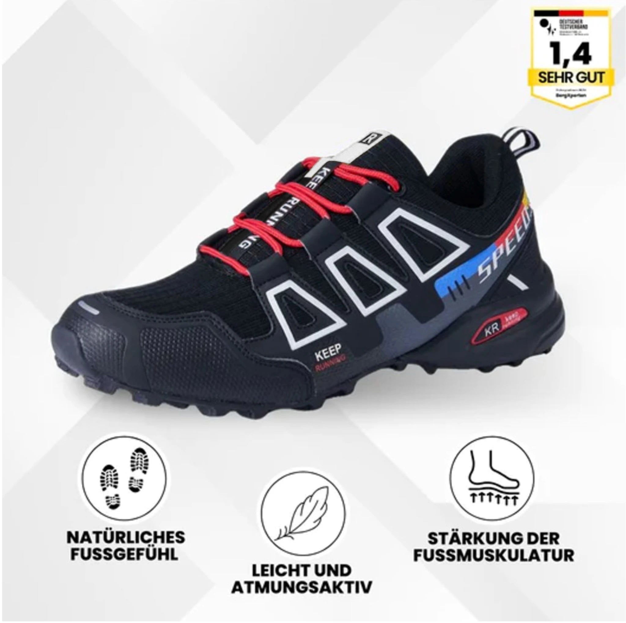 OrthoTrekking Fit – Gesunde Trekking u.-Wanderschuhe für mehr Bewegung & Gewichtsverlust