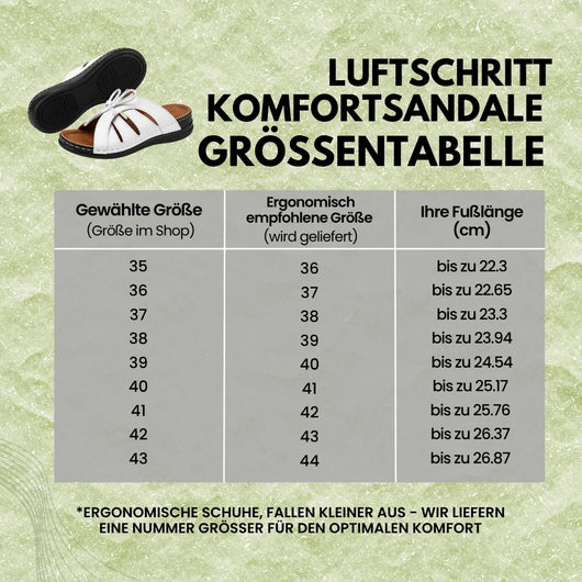 LuftSchritt Komfortsandale — Federleicht · Atmungsaktiv · Den ganzen Tag bequem