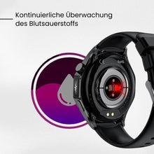 Lade das Bild in den Galerie-Viewer, AirForce Health K52 - die unzerstörbare Smartwatch mit Echtzeit Herzfrequenzmesser, Blutdruck-/Sauerstoff-Tracker
