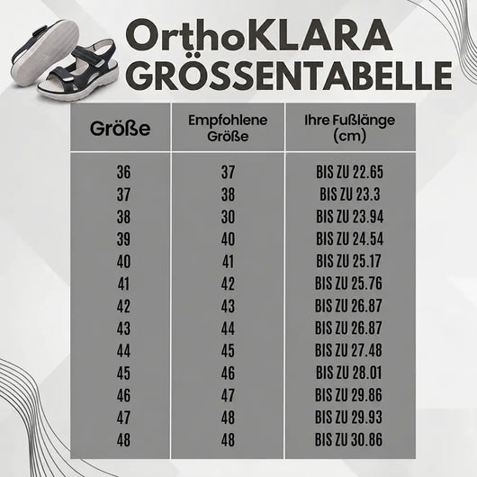 OrthoKlara – Schmerz­lindernde Komfortschuhe – Ergonomisches Design