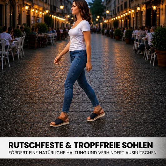 OrthoLuxe -  ergonomische schmerzlindernde Komfort-Sandalen