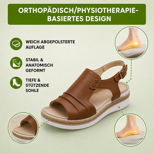 OrthoLuxe -  ergonomische schmerzlindernde Komfort-Sandalen