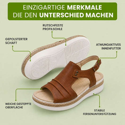 OrthoLuxe -  ergonomische schmerzlindernde Komfort-Sandalen