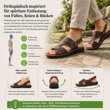 Lade das Bild in den Galerie-Viewer, OrthoFeel - Schmerzlindernde Komfort-Sandalen | Rutschfest &amp; Federleicht
