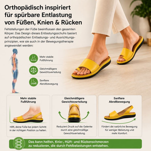 Orthofit - ergonomische schmerzlindernde Sandalen