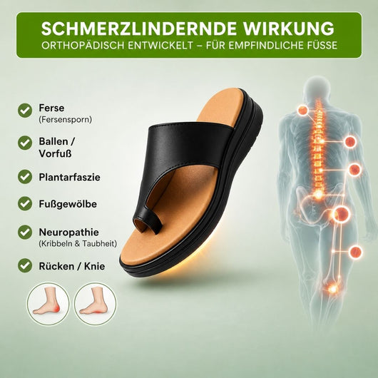 Orthofit - ergonomische schmerzlindernde Sandalen