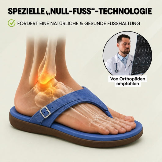 Orthofit - orthopädische Komfort-Sandale | Federleicht & Rutschfest