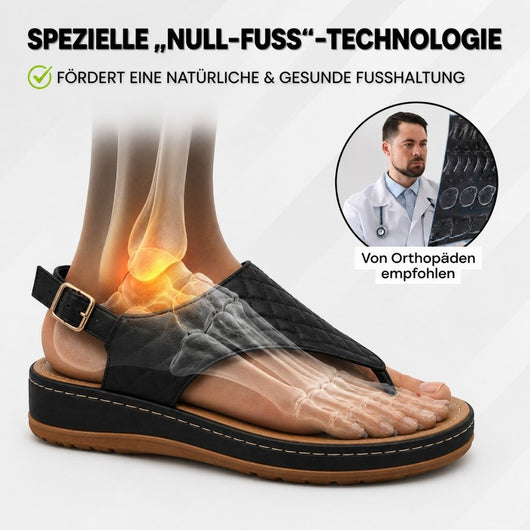 OrthoKomfort - Damen ergonomische schmerzlindernde Komfort-Sandalen