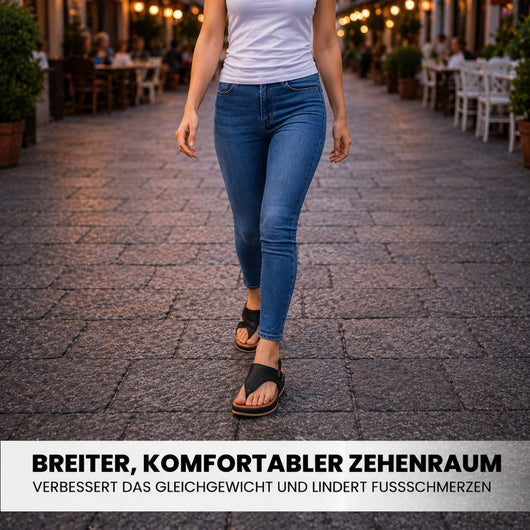 OrthoKomfort - Damen ergonomische schmerzlindernde Komfort-Sandalen