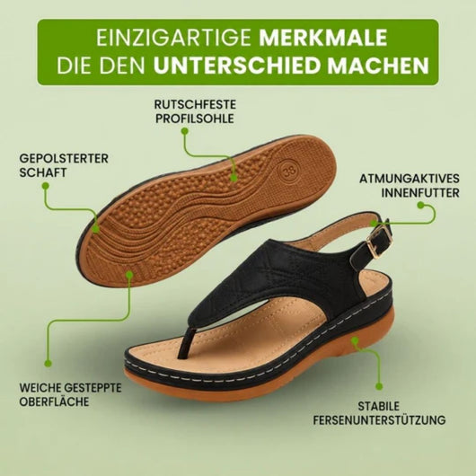 OrthoKomfort - Schmerzlindernde Komfort-Sandalen | Rutschfest & Federleicht