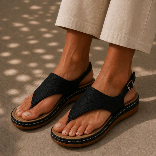 OrthoKomfort - Damen ergonomische schmerzlindernde Komfort-Sandalen