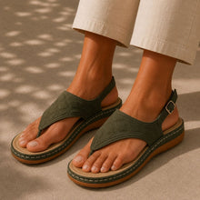 Lade das Bild in den Galerie-Viewer, OrthoKomfort - Damen ergonomische schmerzlindernde Komfort-Sandalen