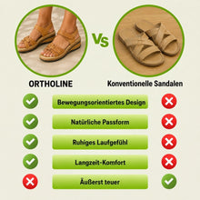 Lade das Bild in den Galerie-Viewer, OrthoLine - Schmerzlinderne Komfort-Sandalen | Ergonomisches Fußbett · Rutschfest · Federleicht
