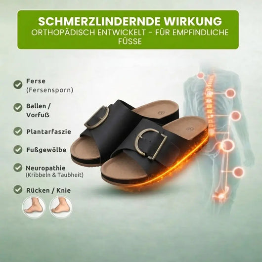 OrthoMia – Schmerzlindernde Komfortsandalen Unisex | Ergonomisches Design