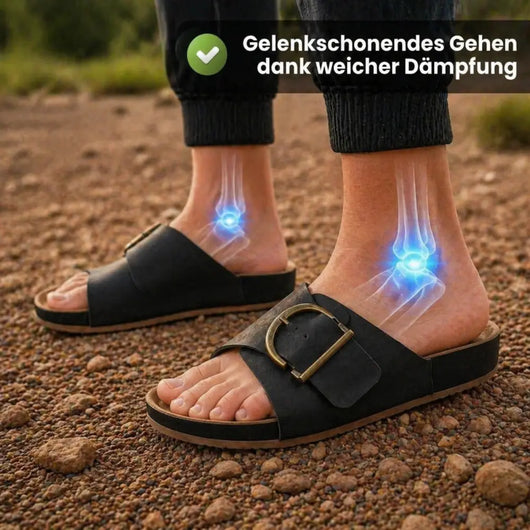 OrthoMia – Schmerzlindernde Komfortsandalen Unisex | Ergonomisches Design