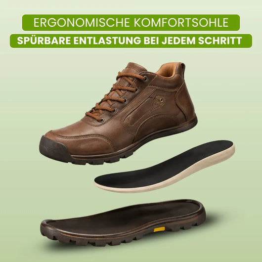 Orthopädische Premium-Lederstiefel | Schmerzlindernder Komfort