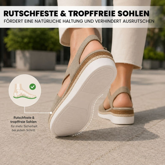OrthoStella - Schmerzlindernde Komfort-Sandalen | Rutschfest & Federleicht
