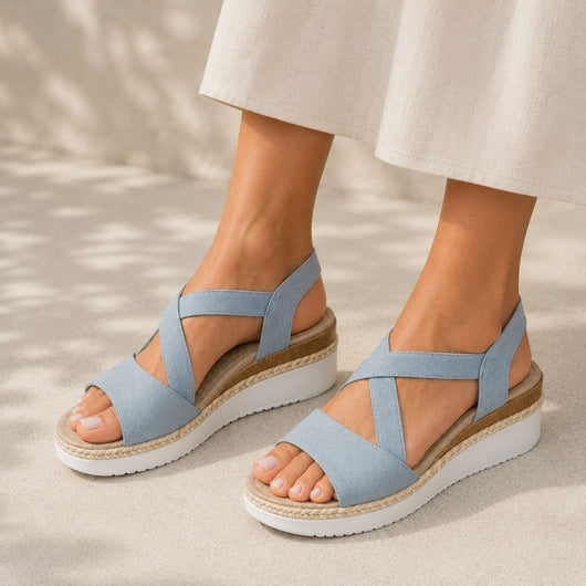 OrthoStella - Schmerzlindernde Komfort-Sandalen | Rutschfest & Federleicht
