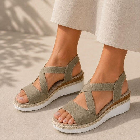 OrthoStella - Schmerzlindernde Komfort-Sandalen | Rutschfest & Federleicht