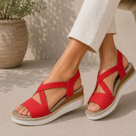 OrthoStella - Schmerzlindernde Komfort-Sandalen | Rutschfest & Federleicht