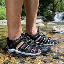 Lade das Bild in den Galerie-Viewer, Orthotrekking - Schmerzlindernde Komfort-Sandalen zum Gehen &amp; Wandern | Rutschfest &amp; Federleicht
