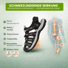 Lade das Bild in den Galerie-Viewer, Orthotrekking - Schmerzlindernde Komfort-Sandalen zum Gehen &amp; Wandern | Rutschfest &amp; Federleicht
