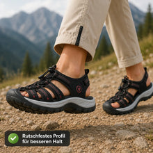 Lade das Bild in den Galerie-Viewer, Orthotrekking - Schmerzlindernde Komfort-Sandalen zum Gehen &amp; Wandern | Rutschfest &amp; Federleicht

