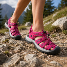 Lade das Bild in den Galerie-Viewer, Orthotrekking - Schmerzlindernde Komfort-Sandalen zum Gehen &amp; Wandern | Rutschfest &amp; Federleicht
