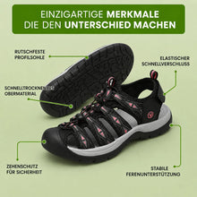 Lade das Bild in den Galerie-Viewer, Orthotrekking - Schmerzlindernde Komfort-Sandalen zum Gehen &amp; Wandern | Rutschfest &amp; Federleicht
