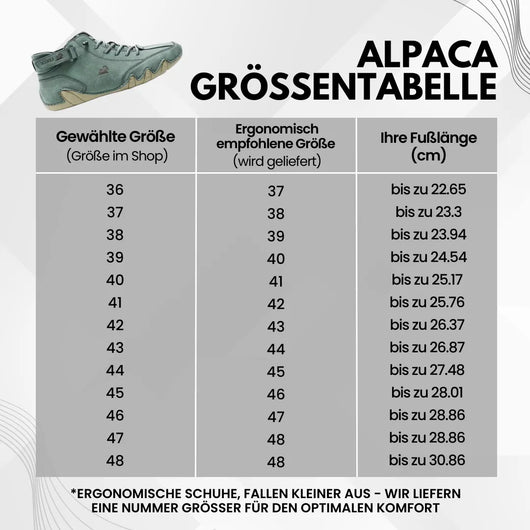 Alpaca – ergonomische, rutschfeste & wasserdichte Leder-Barfußschuhe