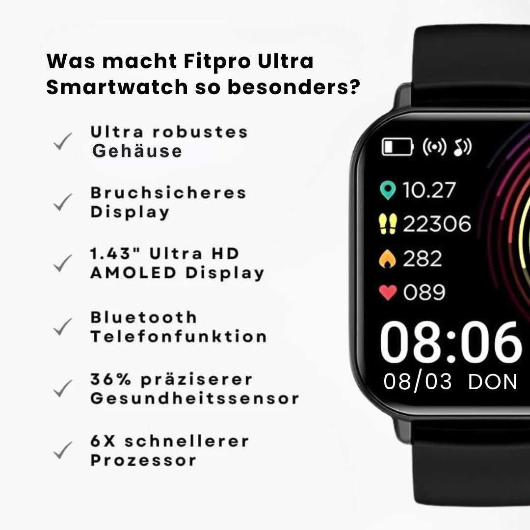 Fitpro Ultra - Gesundheits-Smartwatch (2026)