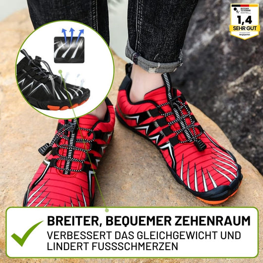 AeroX Pro - ergonomischer schmerzlindernder Barfußschuh für Entlastung bei Rückenschmerzen & Gelenkproblemen