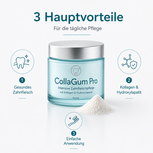 CollaGum Pro – Intensive Zahnfleischpflege mit Kollagen & Hydroxylapatit
