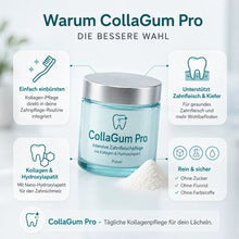 Lade das Bild in den Galerie-Viewer, CollaGum Pro – Intensive Zahnfleischpflege mit Kollagen &amp; Hydroxylapatit

