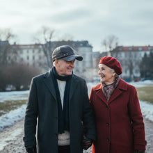 Lade das Bild in den Galerie-Viewer, Nordwärme® Leder-Winterkappe mit Fleece-Futter
