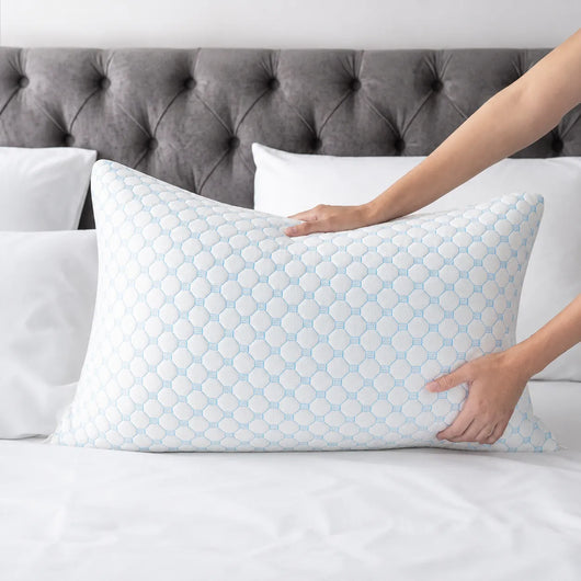 SleepCool Pro - Kühlendes & ergonomisches Bambus-Kissen für erholsamen Schlaf