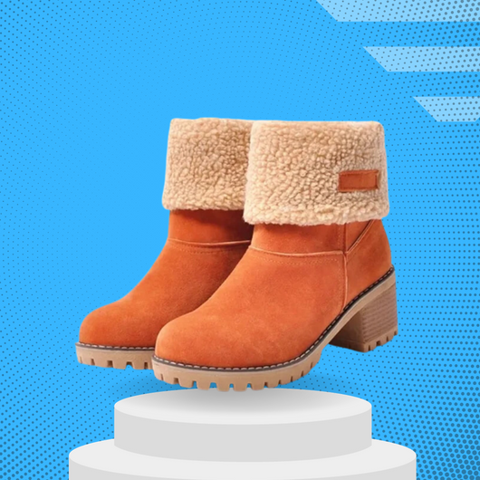 Diana - Schmerzlindernde Winterstiefel mit dickem Absatz für Damen