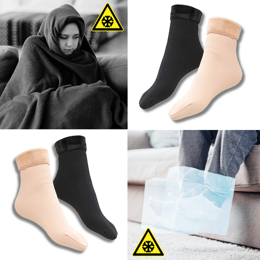 4er Set Comfysocks Thermosocken - Unisex Einheitsgröße - für warme Fußmomente